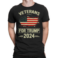 Veterans For Trump 2024 Veteran Day T-shirt | Artistshot