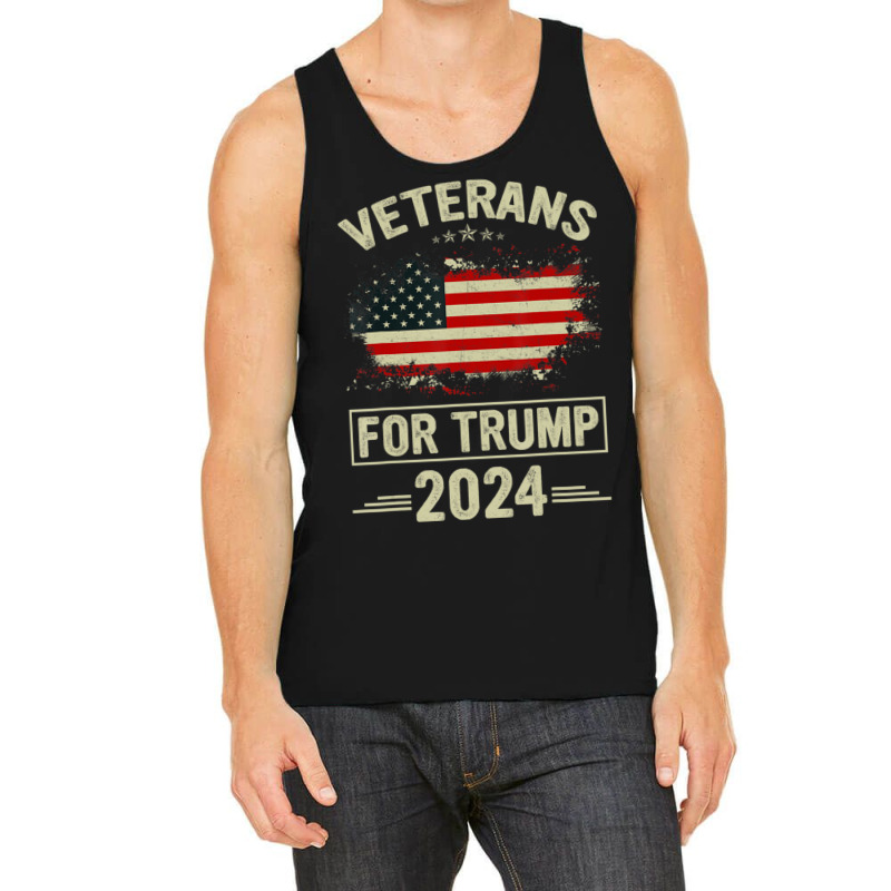 Veterans For Trump 2024 Veteran Day Tank Top | Artistshot