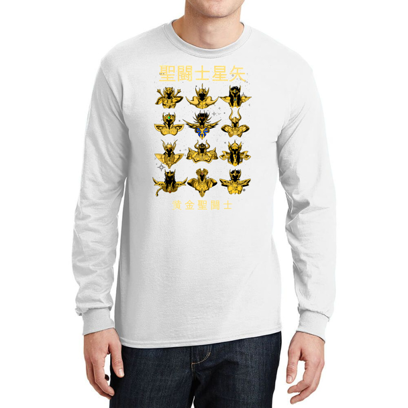 Gold Saints Long Sleeve Shirts by julionrokhumy | Artistshot