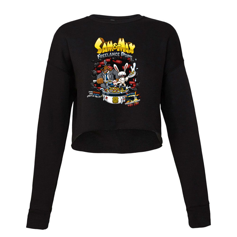 Sam & Max Freelance Pops Cropped Sweater by TerryPhelps | Artistshot