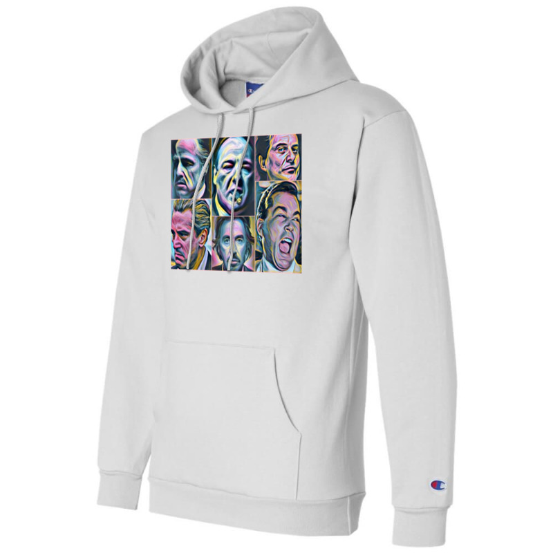 Gangsters Painting Movie Goodfellas Godfather Casino Scarface Sopranos Champion Hoodie | Artistshot