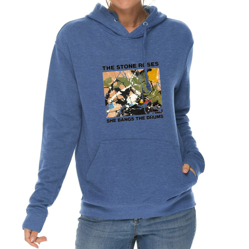 The Stone Roses Bangs The Drums Lightweight Hoodie | Artistshot