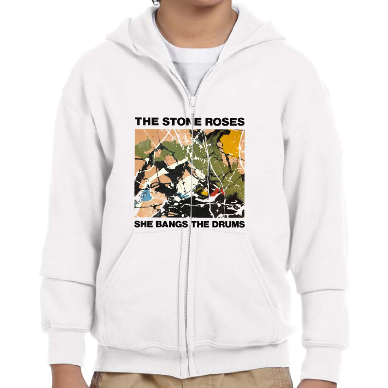 The Stone Roses Bangs The Drums Youth Zipper Hoodie by DoloresKoelpin | Artistshot