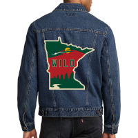 Mn Wild Outline Men Denim Jacket | Artistshot