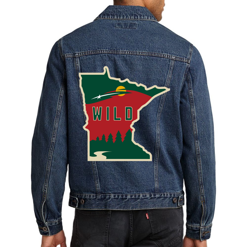 Mn Wild Outline Men Denim Jacket | Artistshot