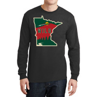 Mn Wild Outline Long Sleeve Shirts | Artistshot