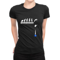 Springboard Diving Evolution Sport Platform Diver Gift Ladies Fitted T-shirt | Artistshot