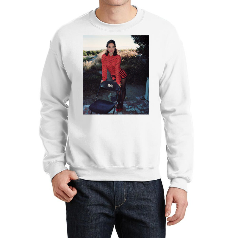 Natalie Portman Crewneck Sweatshirt by lynkkajeng | Artistshot