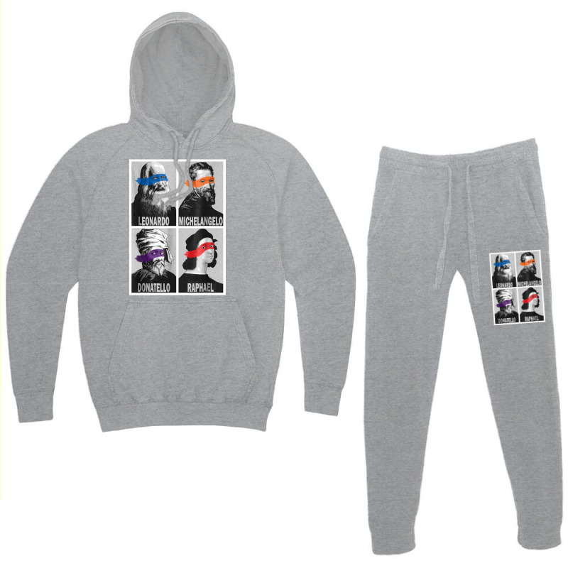 Renaissance Ninja Artists Poster Style Pop Art Hoodie & Jogger set by viliusbassri7 | Artistshot