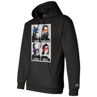 Renaissance Ninja Artists Poster Style Pop Art Champion Hoodie | Artistshot