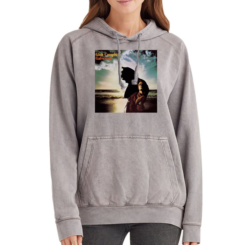 Glen Campbell   Galveston (1969) Vintage Hoodie by janebapancoh | Artistshot