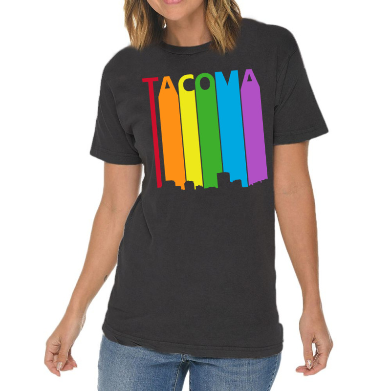 Limited Edition Tacoma Lgbt Pride Gift Vintage T-Shirt by poppyallen | Artistshot