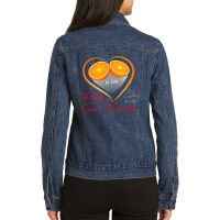 Hot Trend Valentine's Day Dia De Los Enamorados My Valentine Ladies Denim Jacket | Artistshot