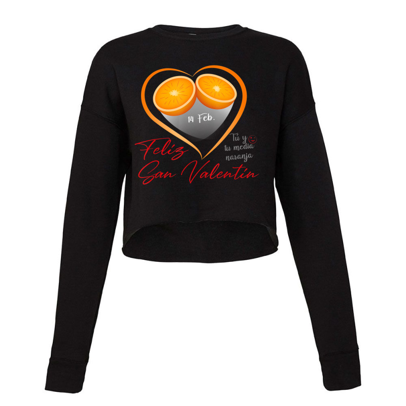 Hot Trend Valentine's Day Dia De Los Enamorados My Valentine Cropped Sweater by Trudeau Palmer | Artistshot