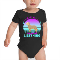 Berger Picard T  Shirt I Hear You I'm Just Not Listening Berger Picard Baby Bodysuit | Artistshot