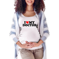 I Love My Doctor For Light Maternity Scoop Neck T-shirt | Artistshot