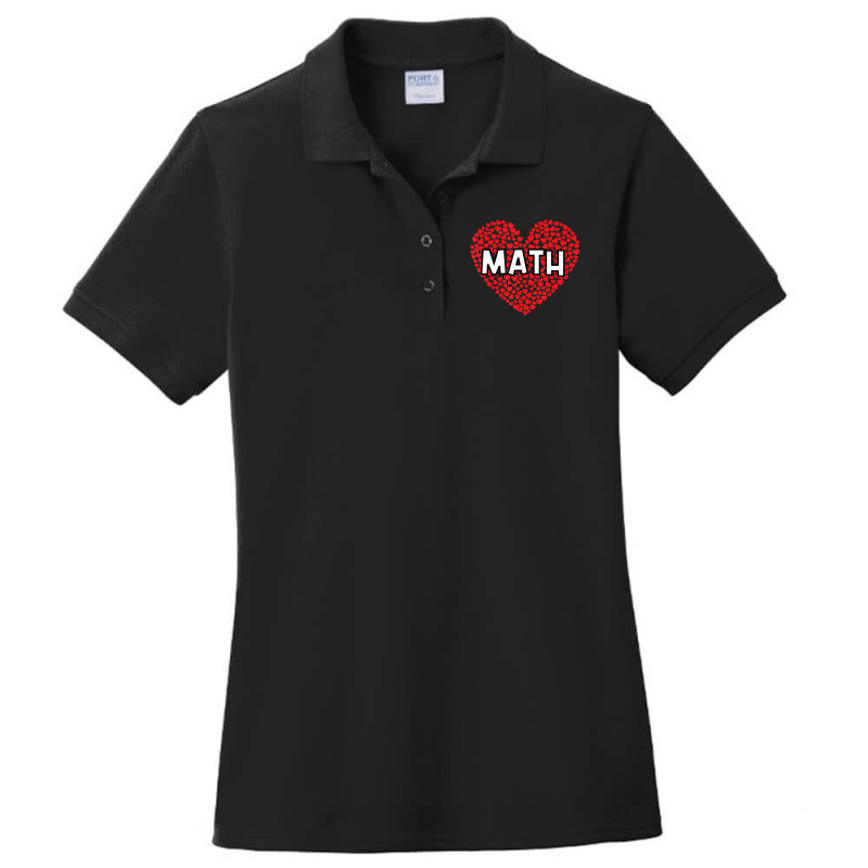 Hot Trend Valentine's Day For Math Teachers Ladies Polo Shirt by Trudeau Palmer | Artistshot