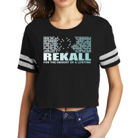 Rekall   For The Memory Of A Lifetime Scorecard Crop Tee | Artistshot