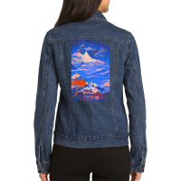 Everest T  Shirtmountain Everest T  Shirt Ladies Denim Jacket | Artistshot