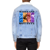 Mazes & Mutants Unisex Sherpa-lined Denim Jacket | Artistshot