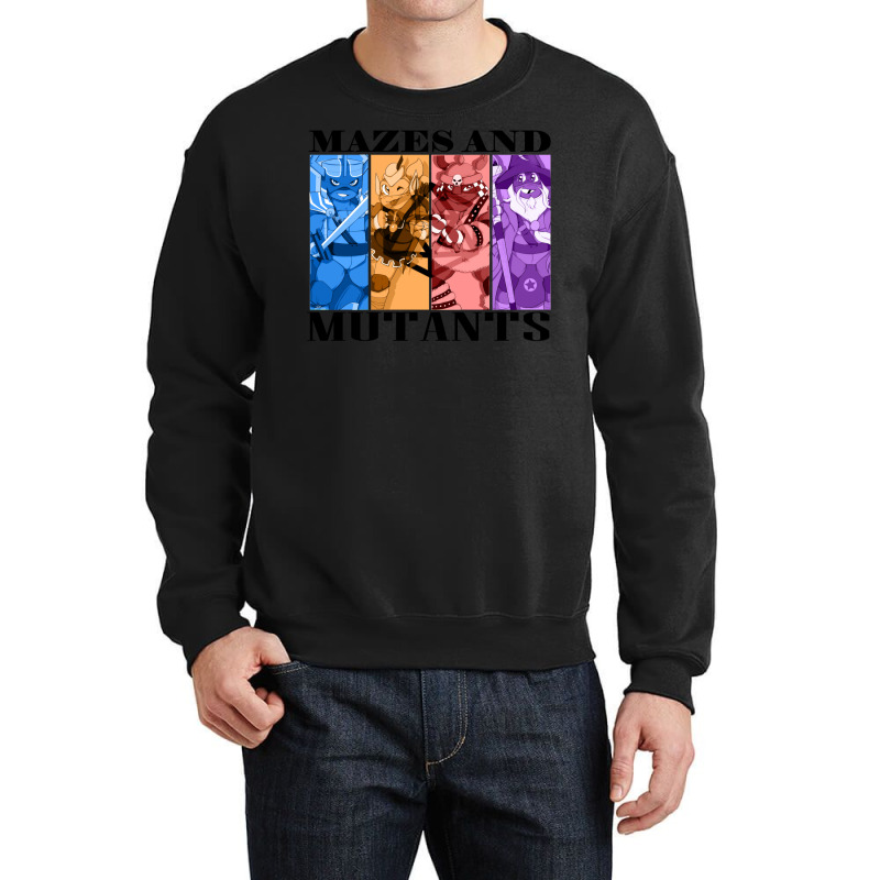 Mazes & Mutants Crewneck Sweatshirt by iuratosowazig | Artistshot