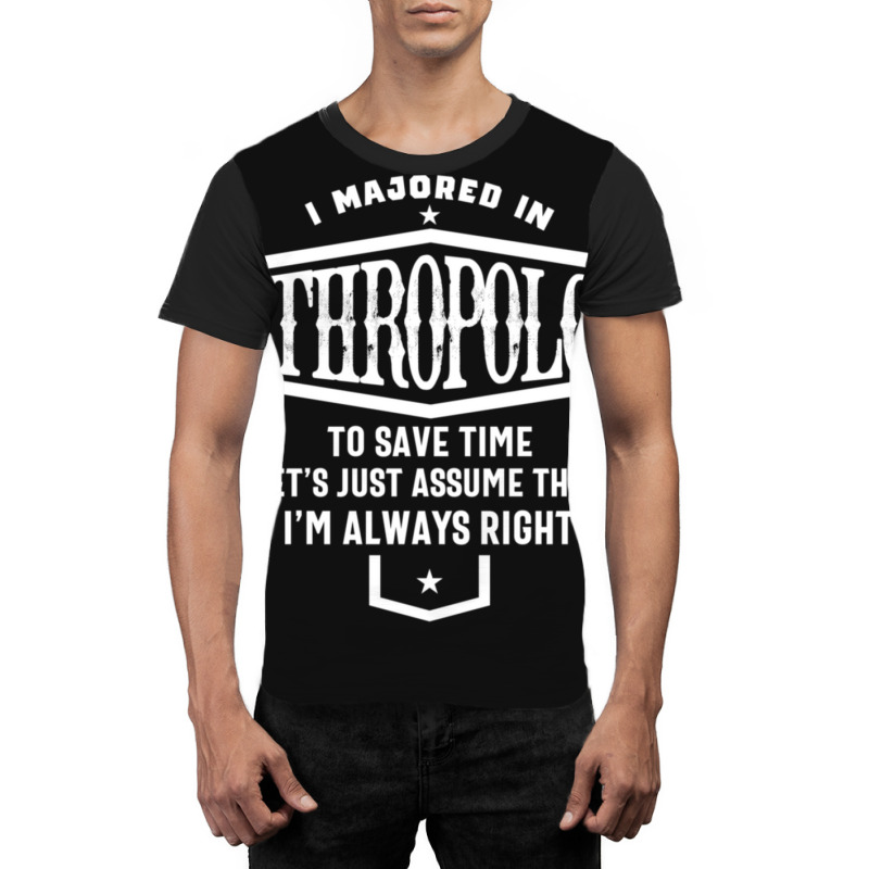 I Majored In Anthropology Graphic T-shirt by FRANCONESBY | Artistshot