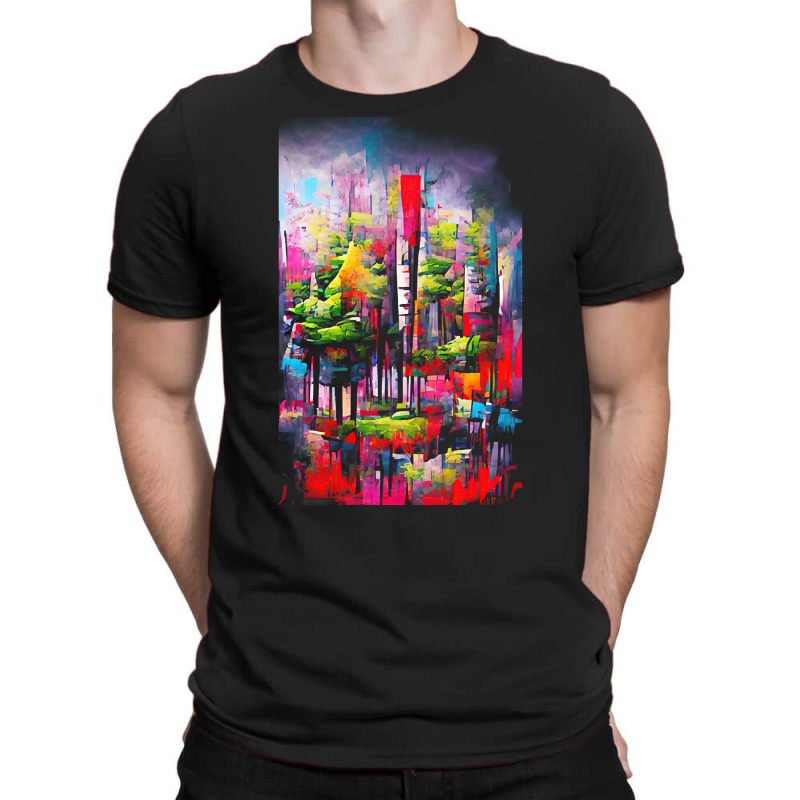 Forest T  Shirtcolorful Forest T  Shirt T-Shirt by kelli93266 | Artistshot