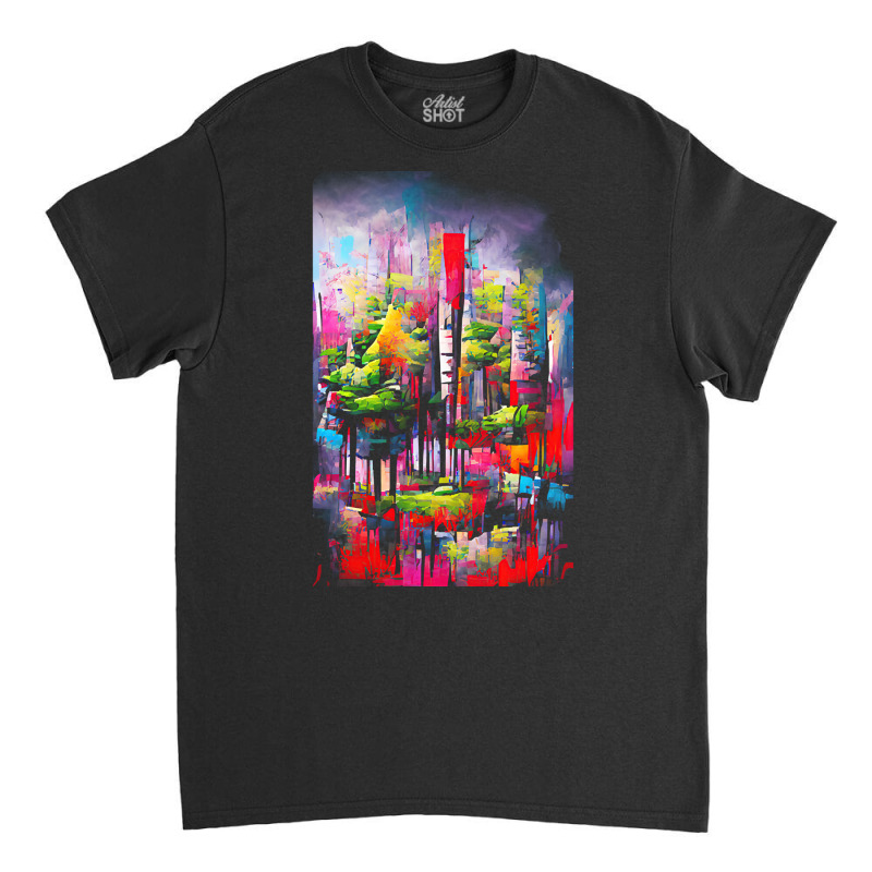 Forest T  Shirtcolorful Forest T  Shirt Classic T-shirt by kelli93266 | Artistshot