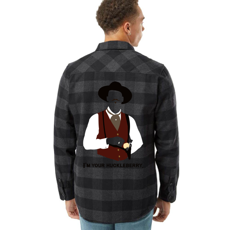 Tombstone I'm Your Huckleberry Flannel Shirt | Artistshot