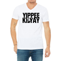 Yippee Ki Yay 4 V-neck Tee | Artistshot