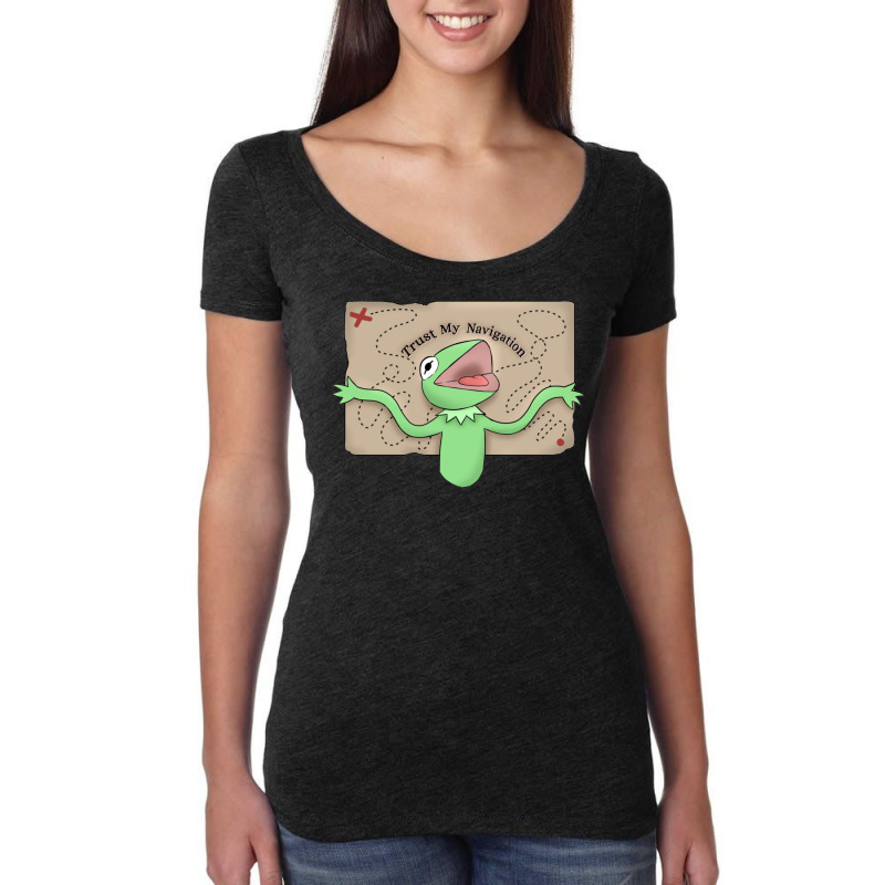 Trust My Navigation! Women's Triblend Scoop T-shirt by curojenailp | Artistshot