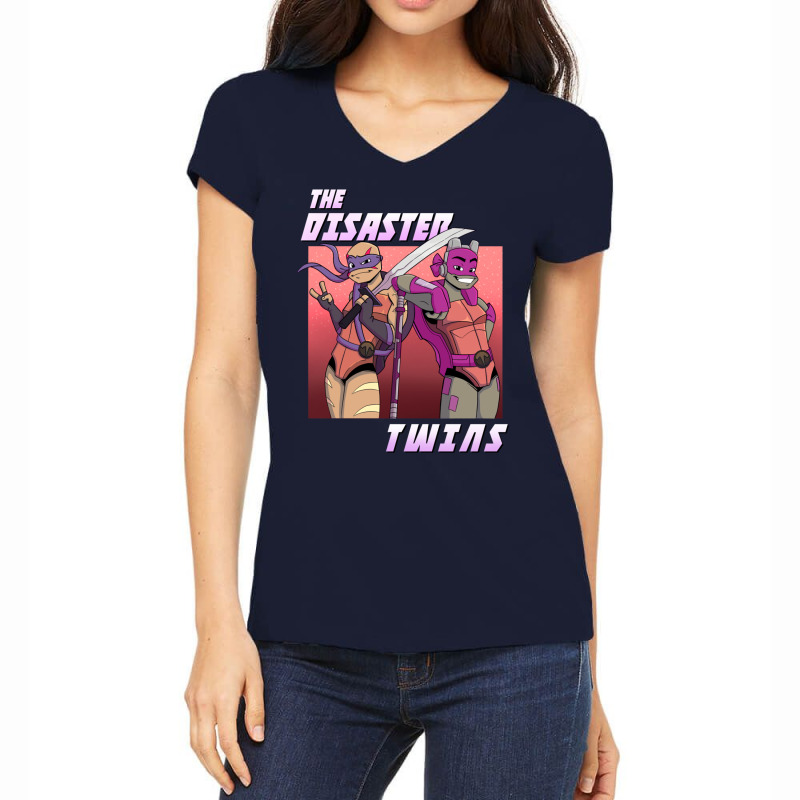 The Disaster Twins Women's V-Neck T-Shirt by ovudashani | Artistshot