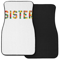 Birthday Brick Builder Funny Blocks Master Builder Sister T Shirt Front Car Mat | Artistshot