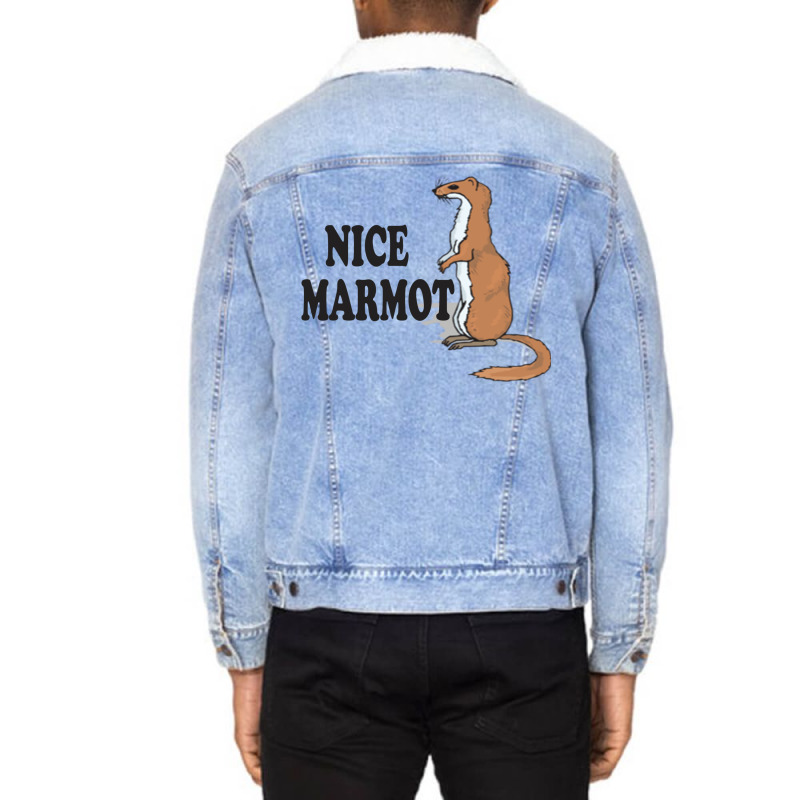 The Big Lebowski Quote   Nice Marmot Unisex Sherpa-Lined Denim Jacket by kurmoodaborad | Artistshot