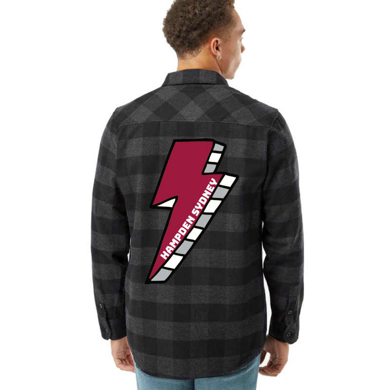 Hampden Sydney University Lightning Bolt Flannel Shirt by MIVANVORST | Artistshot