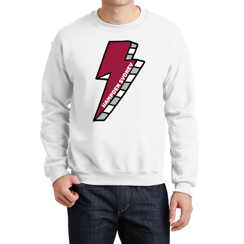 Hampden Sydney University Lightning Bolt Crewneck Sweatshirt by MIVANVORST | Artistshot