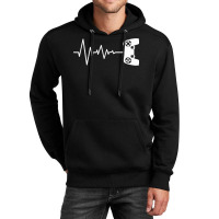 Heartbeat Gamer T  Shirtheartbeat Gamer Cool Gifts For Fathers Day Gif Unisex Hoodie | Artistshot