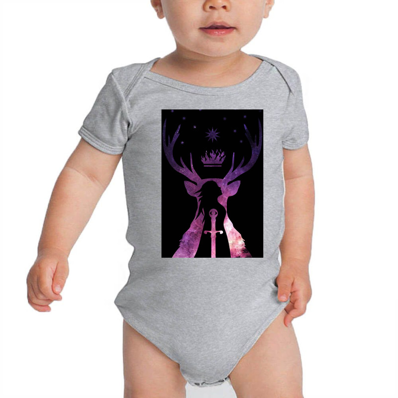 Limited Edition Throne Of Glass Aelin Fanart Baby Bodysuit by Estrada Link | Artistshot