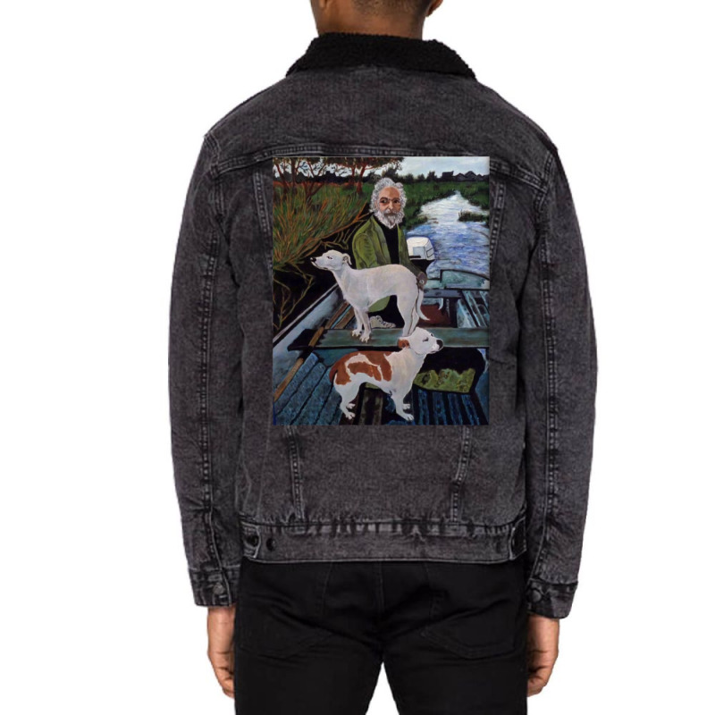 Goodfellas Painting Dogs Unisex Sherpa-lined Denim Jacket | Artistshot