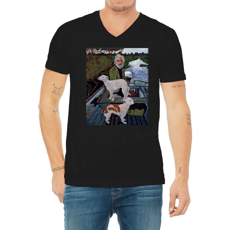 Goodfellas Painting Dogs V-neck Tee | Artistshot