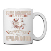 Mens Some Grandpas Play Bingo Real Grandpas Play Piano Coffee Mug | Artistshot