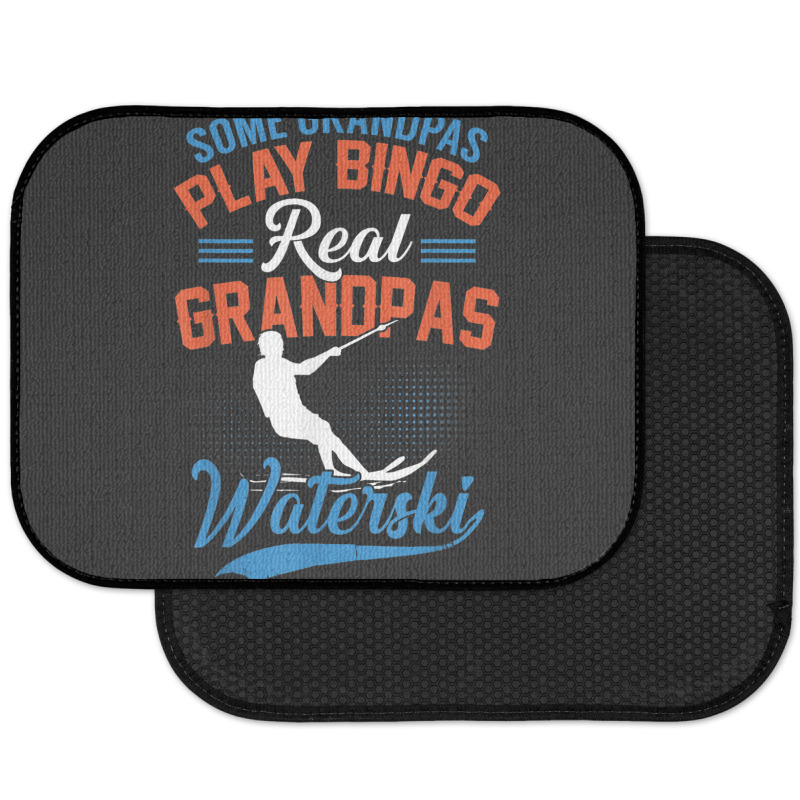 Mens Some Grandpas Play Bingo Real Grandpas Waterski Rear Car Mat | Artistshot