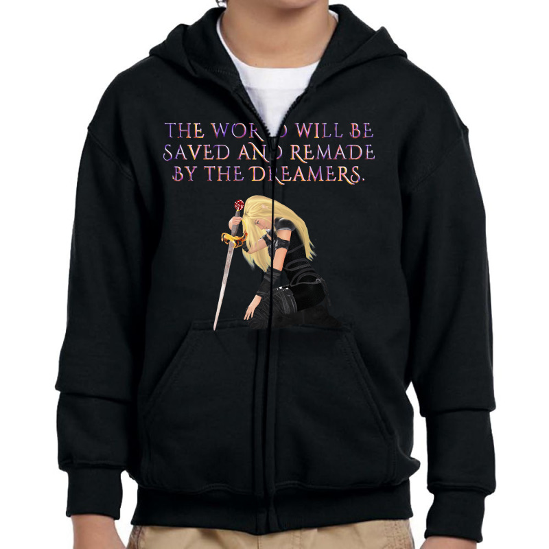 Limited Edition Throne Of Glass Youth Zipper Hoodie by Estrada Link | Artistshot