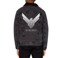 Atreides (gradient) Unisex Sherpa-lined Denim Jacket | Artistshot