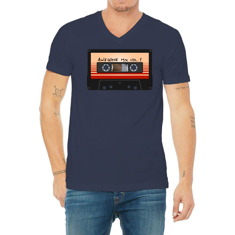 Awesome Mix Vol. 1 V-Neck Tee by salayobatrazf | Artistshot