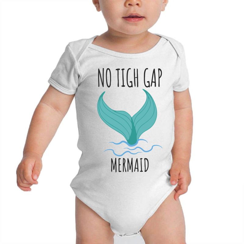 No Tigh Gap Mermaid Funny Women's Baby Bodysuit | Artistshot