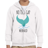 No Tigh Gap Mermaid Funny Women's Youth Zipper Hoodie | Artistshot