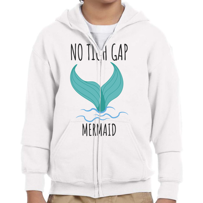 No Tigh Gap Mermaid Funny Women's Youth Zipper Hoodie | Artistshot