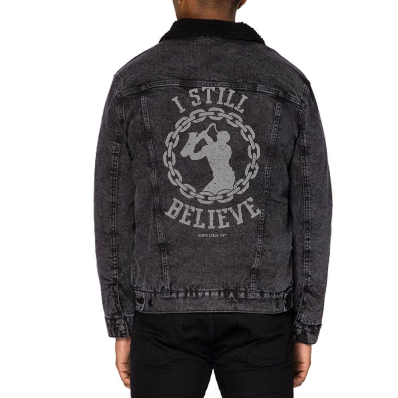 I Still Believe Unisex Sherpa-lined Denim Jacket | Artistshot