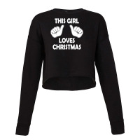 This Girl Loves Christmas Cropped Sweater | Artistshot